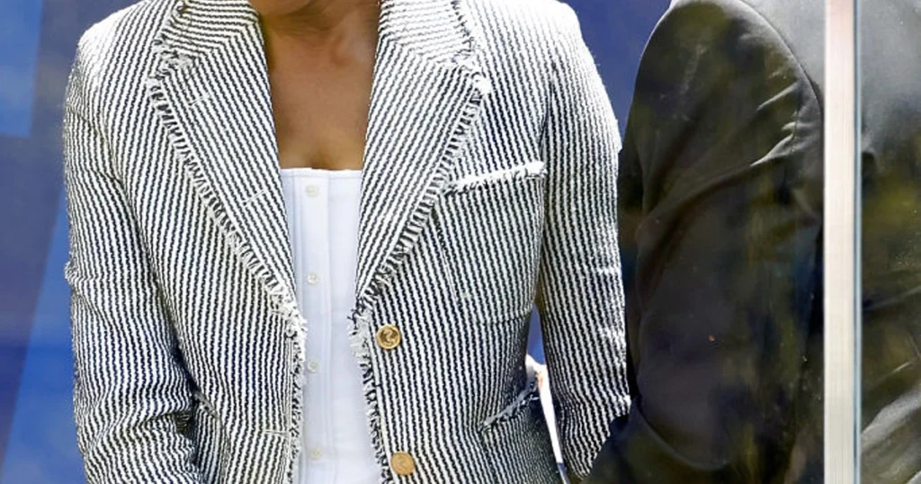 Get The Look: Recreate Michelle Obama’s Sophisticated Seersucker Suit For Less