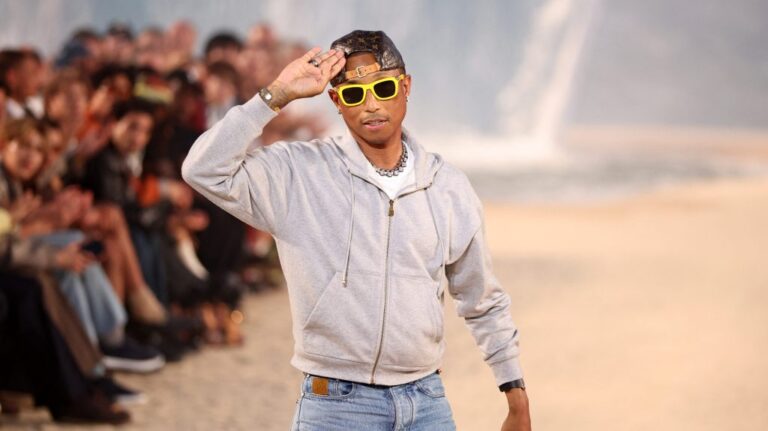 Pharrell Williams Debuts Collaborations With Quavo, Lil Baby, Angelique Kidjo at Louis Vuitton Show
