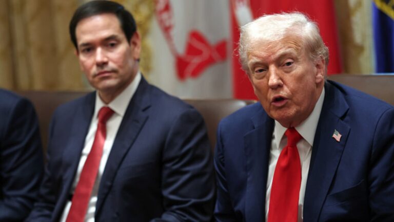 ‘Heaven Help Us All’: Trump’s Latest Brain Fumble Leaves Rubio Desperately Searching for an Escape Route as the Internet Sounds the Alarm