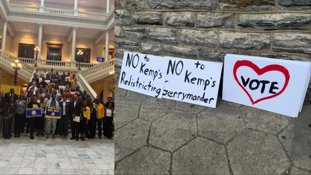 ‘People Are Very Upset’: Georgia Halts Plan to Redraw Maps After Black Leaders, Protestors Take Over Capitol ‘People Are Very Upset’: Georgia Halts Plan to Redraw Maps After Black Leaders, Protestors Take Over Capitol