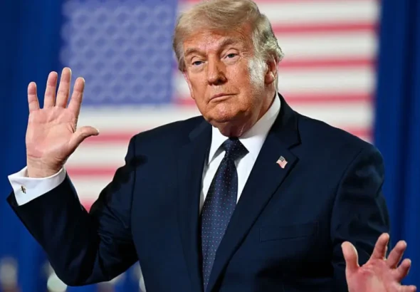 ‘Buttons Will Pop Soon’: Trump Gets Reality Check About His Weight — Then He’s Brutally Mocked Online When Close-Up Footage Shows the Unfiltered