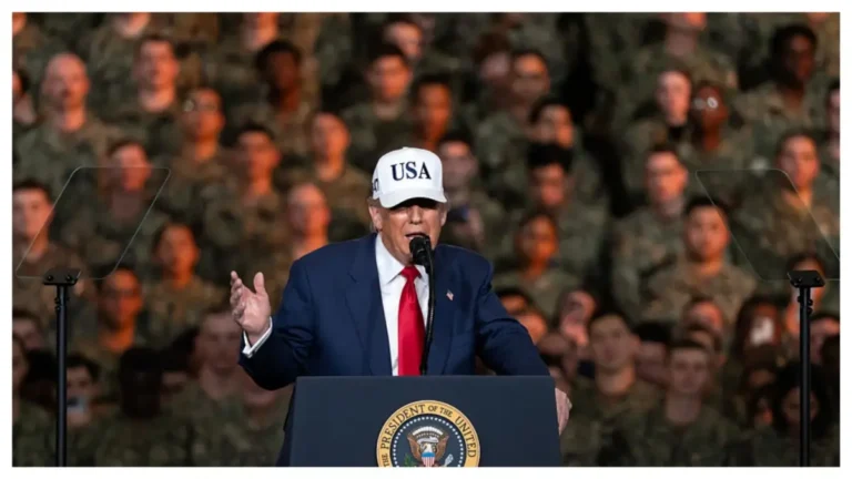 ‘Is He Trying to Strangle the Guy?’: Trump’s Veterans Tribute Takes a Shocking Turn as Cameras Zoom In on the Prolonged Standoff ‘Is He Trying to Strangle the Guy?’: Trump’s Veterans Tribute Takes a Shocking Turn as Cameras Zoom In on the Prolonged Standoff