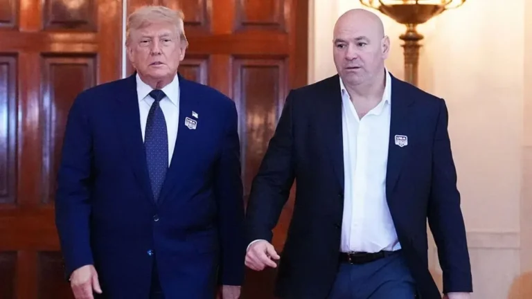 ‘Can Hardly Breathe’: Trump’s UFC Entry Slips Into a Near-Disaster—But the 3-Second Interaction With Dana White Left the White House in Absolute Panic