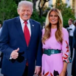 ‘I Caught That’: Trump Can’t Stop Staring as Melania Steals the Show in Skin-Tight Birthday Dress — Fans Zoom In on Exactly What Caught His Attention