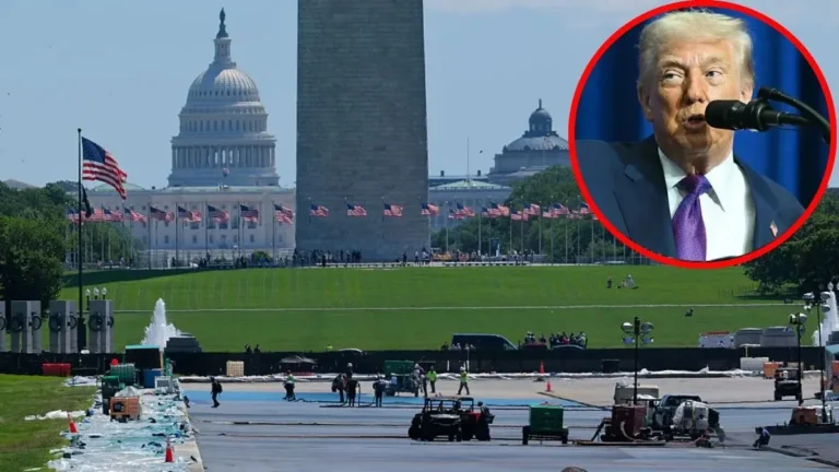 ‘Wait, What Does That Mean’: Trump’s Birthday Bash Takes Another Brutal Hit—Reflecting Pool Area Savagely Trashed Days Before The Big Celebration ‘Wait, What Does That Mean’: Trump’s Birthday Bash Takes Another Brutal Hit—Reflecting Pool Area Savagely Trashed Days Before The Big Celebration