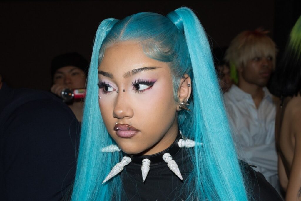 North West Shows Off New Lip Piercings at Paris Fashion Week North West Shows Off New Lip Piercings at Paris Fashion Week