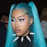 North West Shows Off New Lip Piercings at Paris Fashion Week