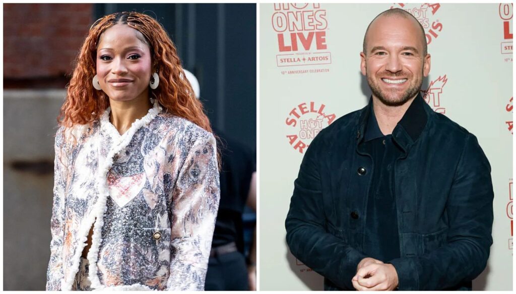 The Bald And The Beautiful: Keke Palmer & Sean Evans Fuel Romance Rumors With Dinner Date In NYC The Bald And The Beautiful: Keke Palmer & Sean Evans Fuel Romance Rumors With Dinner Date In NYC