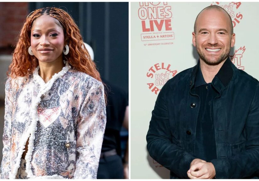 The Bald And The Beautiful: Keke Palmer & Sean Evans Fuel Romance Rumors With Dinner Date In NYC The Bald And The Beautiful: Keke Palmer & Sean Evans Fuel Romance Rumors With Dinner Date In NYC
