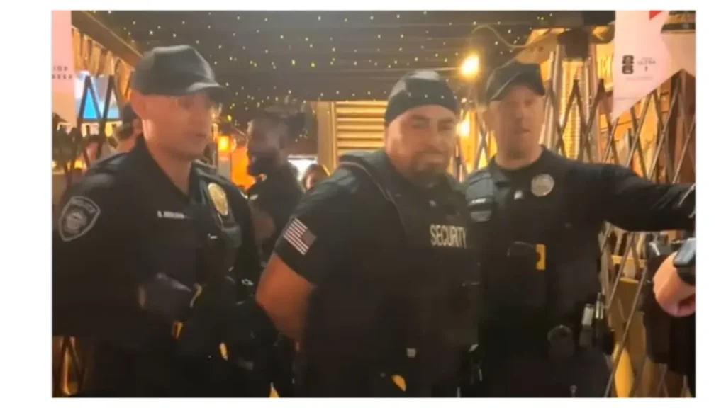 Security Guard Tased a Man Point-Blank in the Face Like He Was Untouchable — The Crowd Found Cops, Played the Video and Watched Him Leave in Handcuffs
