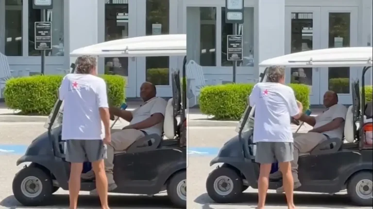 ‘Found a Hard Landing’: White Man Sucker Punches Black Hospitality Worker Sitting in Cart Instantly Learns About a Two-Piece