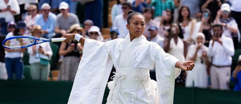 ‘C’mon Queen!’ — Naomi Osaka Honors Japanese Heritage At Wimbledon With Kick A** ‘Kill Bill’ Inspired Kimono ‘C’mon Queen!’ — Naomi Osaka Honors Japanese Heritage At Wimbledon With Kick A** ‘Kill Bill’ Inspired Kimono