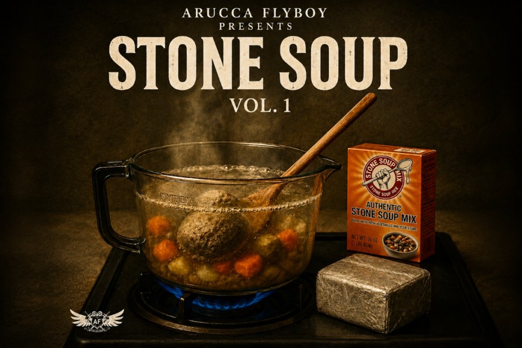 Arucca Flyboy’s Stone Soup Vol. 1 Climbs to No. 17 on the iTunes Hip-Hop/Rap Album Chart